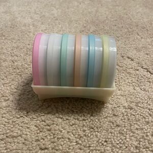 Vintage Tupperware coaster set